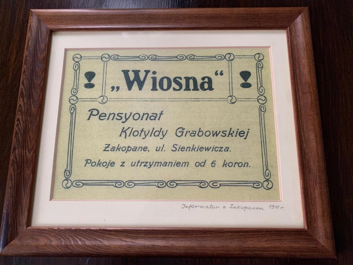 Wiosna Apartment Zakopane Luaran gambar